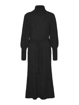 Вязаное платье VERO MODA Knitted dress AURELIA, черный