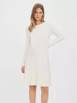 Вязаное платье VERO MODA, кремовый