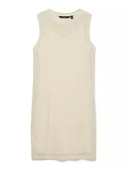 Вязаное платье VERO MODA VMCailey, бежевый