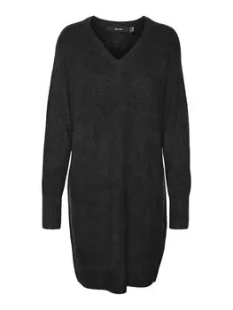 Вязаное платье VERO MODA VMEllylefile, черный