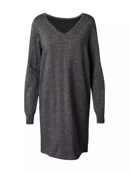 Вязаное платье VERO MODA VMHAPPYSHINE, черный