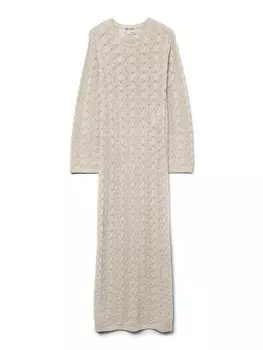Вязаное платье VERO MODA VMPaola, бежевый