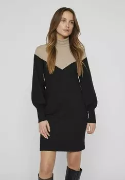 Вязаное платье VILA, черный