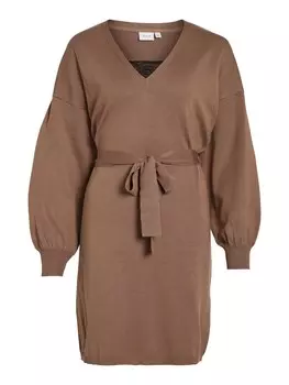 Вязаное платье Vila TRACY, коричневый