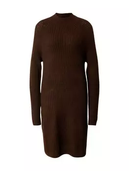 Вязаное платье VILA VITysla, темно-коричневый