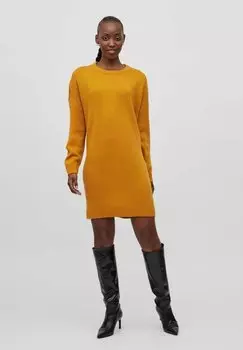 Вязаное платье VILA, желтый