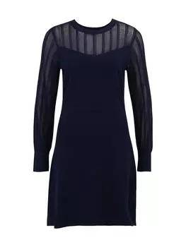 Вязаное платье Wallis, темно-синий