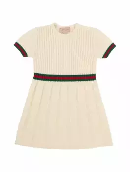 Вязаное платье Web Gucci, белый