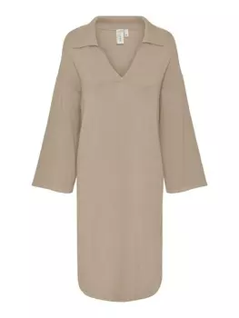 Вязаное платье Y.A.S ABELIA, бежевый