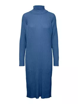 Вязаное платье YAS YASMavi, синий