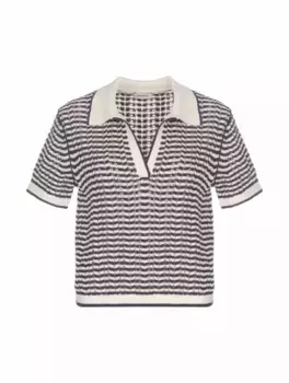 Вязаное поло с узором Simkhai, мультиколор