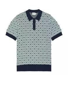 Вязаное поло vadella Bound, синий