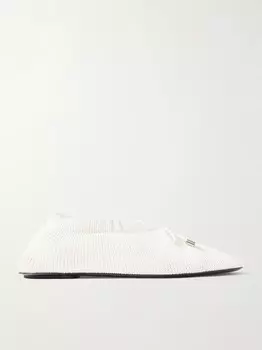 Вязаные балетки Toteme, кремовый