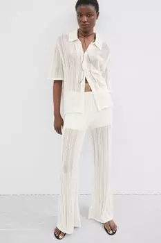 Вязаные брюки & Other Stories, белый