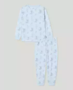 Вязаные длинные брюки для девочки Frozen Cotton Juice, синий