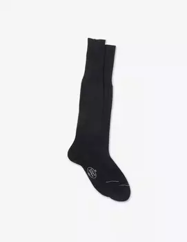 Вязаные длинные носки Gallo, синий