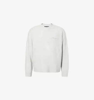 Вязаные джемперы с вышитым логотипом Represent, серый