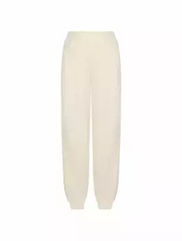 Вязаные джоггеры с лампасами Jil Sander, белый