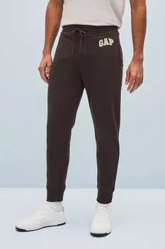 Вязаные джоггеры с логотипом Gap, коричневый