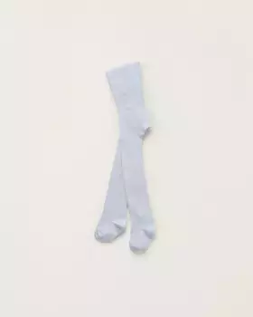 Вязаные колготки для мальчика с высокой и гибкой талией Zippy, светло-голубой