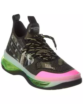 Вязаные кроссовки Valentino, зеленый