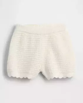 Вязаные крючком шорты для младенцев и малышей Gap, натуральный