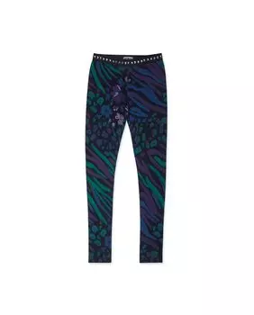 Вязаные леггинсы для девочки в цветах Tuc tuc, темно-синий