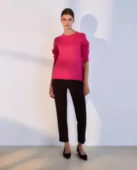 Вязаные леггинсы Woman El Corte Ingls, бордовый