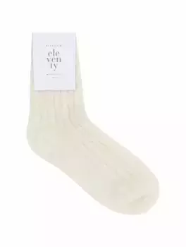 Вязаные носки Eleventy, бежевый