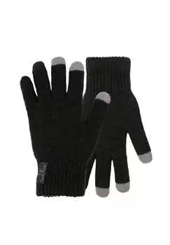 Вязаные перчатки на ощупь Tarjane, черный