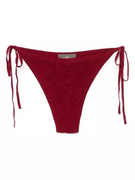 Вязаные плавки бикини Eric Bompard, красный