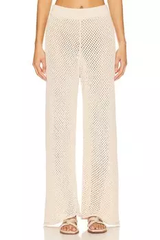 Вязаные широкие брюки Onia, sandshell