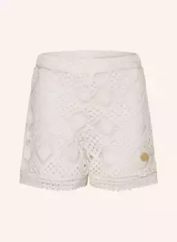 Вязаные шорты Guess, белый