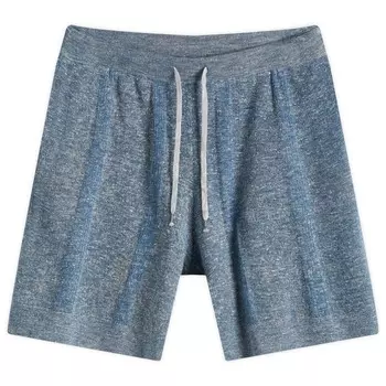 Вязаные шорты в полоску Maison Margiela, цвет petrol