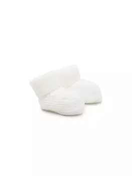 Вязаные слиперы Little Bear, белый