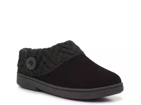 Вязаные тапочки - женские Clarks, Black