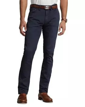 Вязаные узкие брюки с 5 карманами Polo Ralph Lauren Sullivan, синий