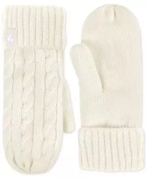 Вязаные варежки Jackie с косами Heat Holders, фиолетовый