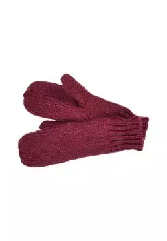 Вязаные варежки на флисовой подкладке 17952-0 SEEBERGER, цвет Lila One Size