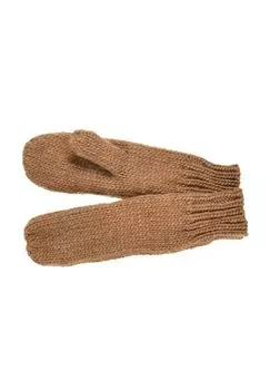 Вязаные варежки на флисовой подкладке 17952-0 SEEBERGER, цвет Muskat One Size