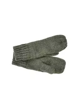 Вязаные варежки на флисовой подкладке 17952-0 SEEBERGER, цвет Oliv One Size