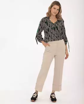 Вязаные женские брюки Anna Mora, бежевый