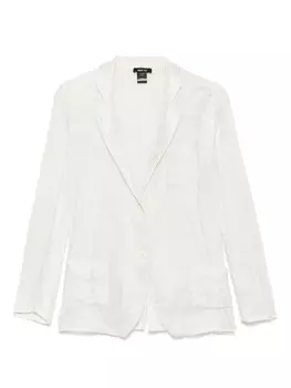 Вязаный блейзер Avant Toi, белый