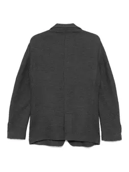 Вязаный блейзер Zanone, серый