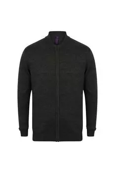 Вязаный бомбер Henbury, серый