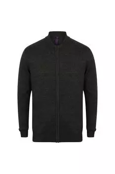 Вязаный бомбер Henbury, серый