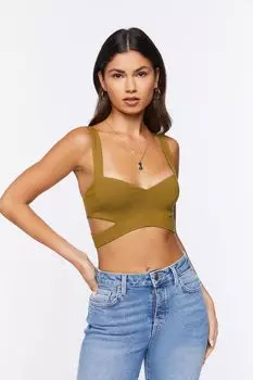 Вязаный бралетт с вырезами Ponte Forever 21