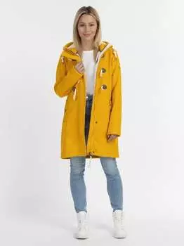 Вязаный дафлкот из флиса Schmuddelwedda, желтый