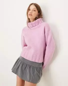 Вязаный джемпер Anita в лавандовом дымчатом цвете Barbour