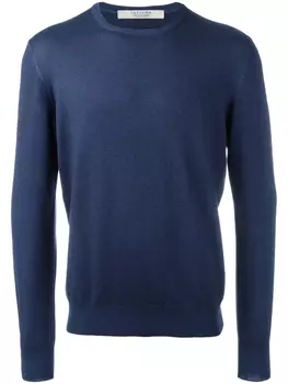 Вязаный джемпер D4.0, синий